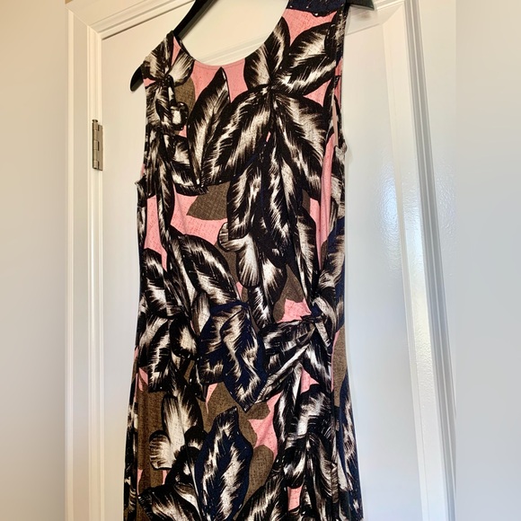 NWOT NIC +ZOE ADORABLE DRESS. FULLY LINED, RUCHING ON LEFT SIDE, 2 MANY DETAILS - Picture 2 of 7